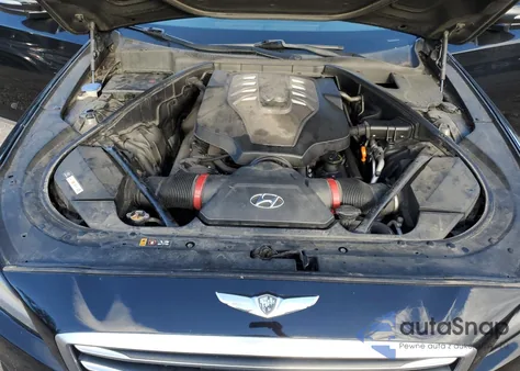 2015 Hyundai Genesis 5.0L from USA, damaged, VIN KMHGN4JF8FU032377